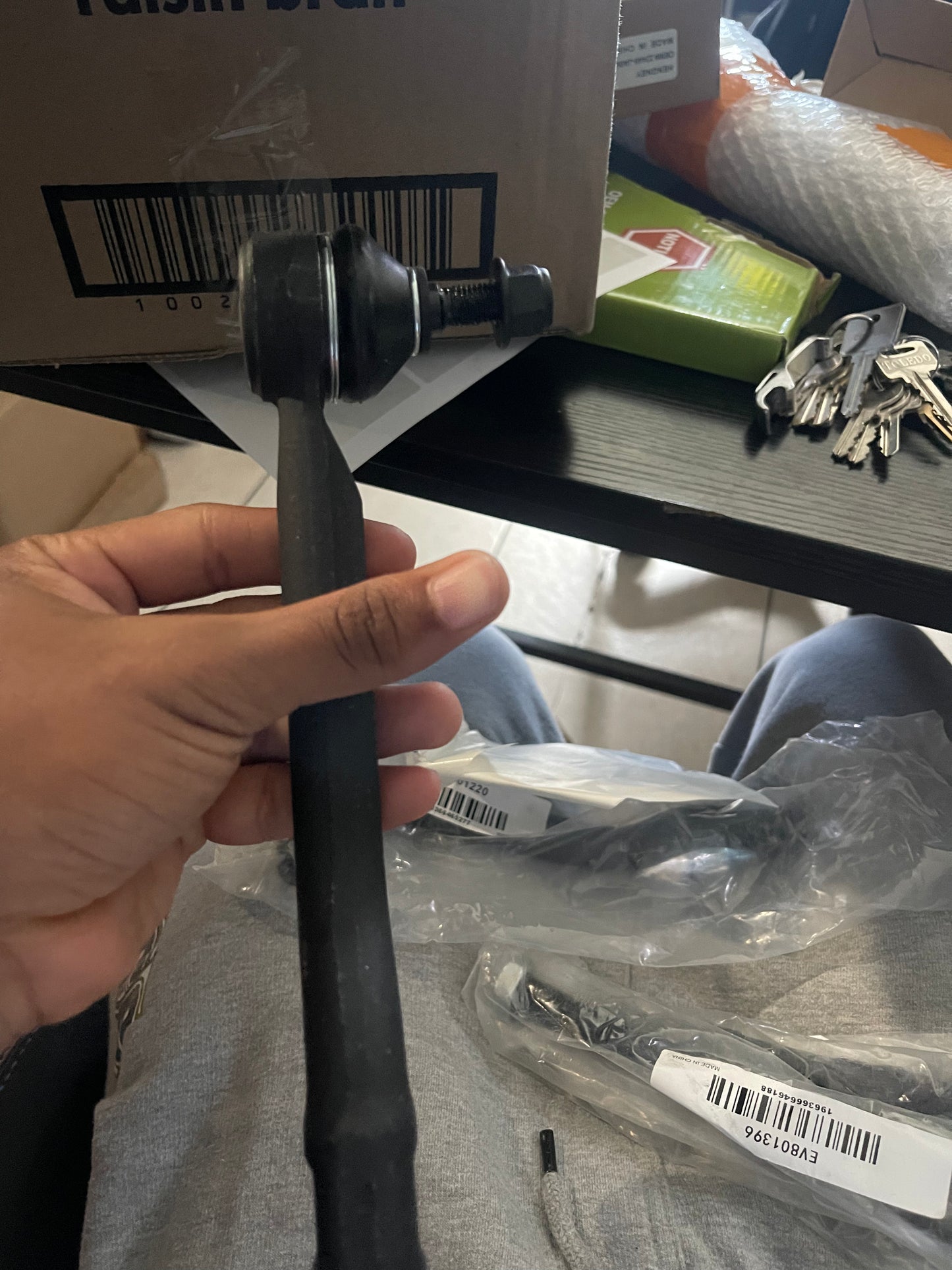 Front Outer Tie Rod End - Driver Side (1of2)